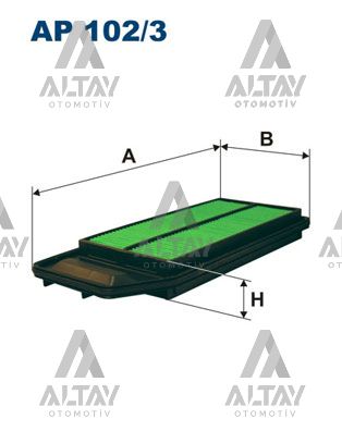 Honda Accord Hava Filtresi . - . OEM 17220-RAA-A00
